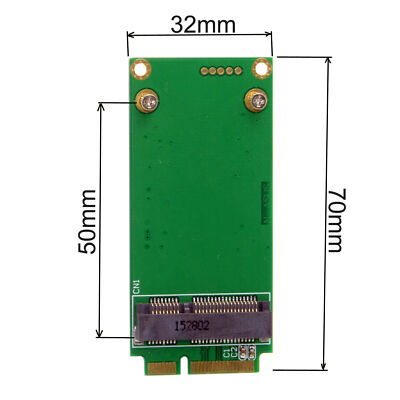 NFHK   3x5cm mSATA Adapter to 3x7cm Mini PCI-e SATA SSD for Eee PC S101 900 T91