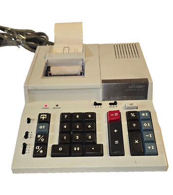 Sharp Compet Electronic Printing Calculator QS-1156