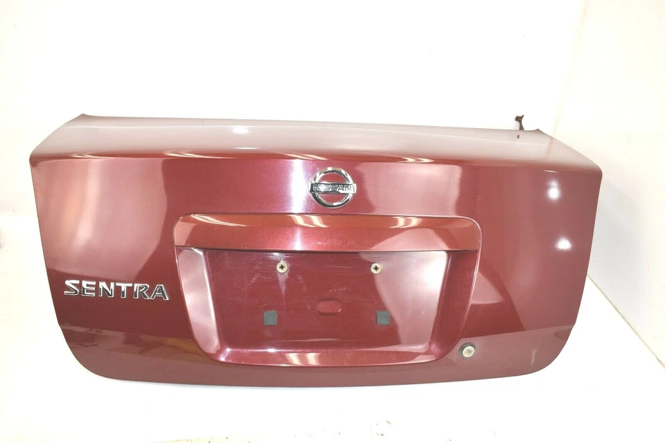 Nissan Sentra 2007 2008 OEM maletero tapa puerta montaje pintura # A15 Burgundy Berry Foto 2 de 4