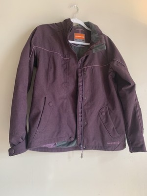 Merrell Women's Purple Jacket Opti Shell Size M Outerwear Winter Coat Zipper
