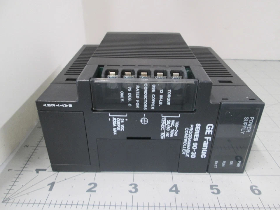GE Fanuc, IC693PWR321L, 30W Power Supply, Series 90-30 Programmable Control Used - Image 3 of 4