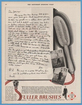 1929 Fuller Brushes Hartford CT Hamilton Ontario Bathroom Décor Dear Johnny Ad