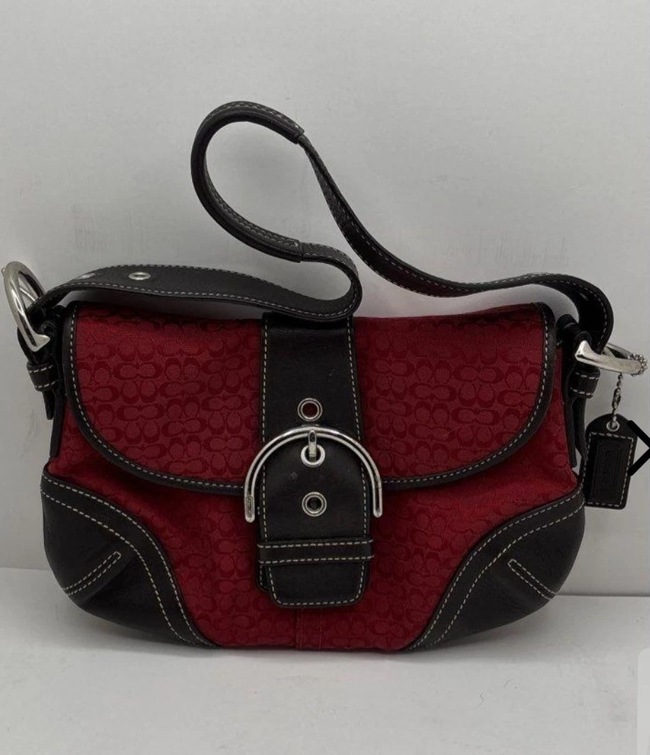バッグ COACH RARE 6095 BLACK signature bag Coach Black Signature for sale - eBay