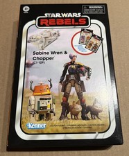 Star Wars The Vintage Collection Rebels Sabine Wren & Chopper - 2 Pack - New