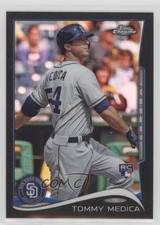 2014 Topps Chrome Black Refractor 10/100 Tommy Medica #198 us4