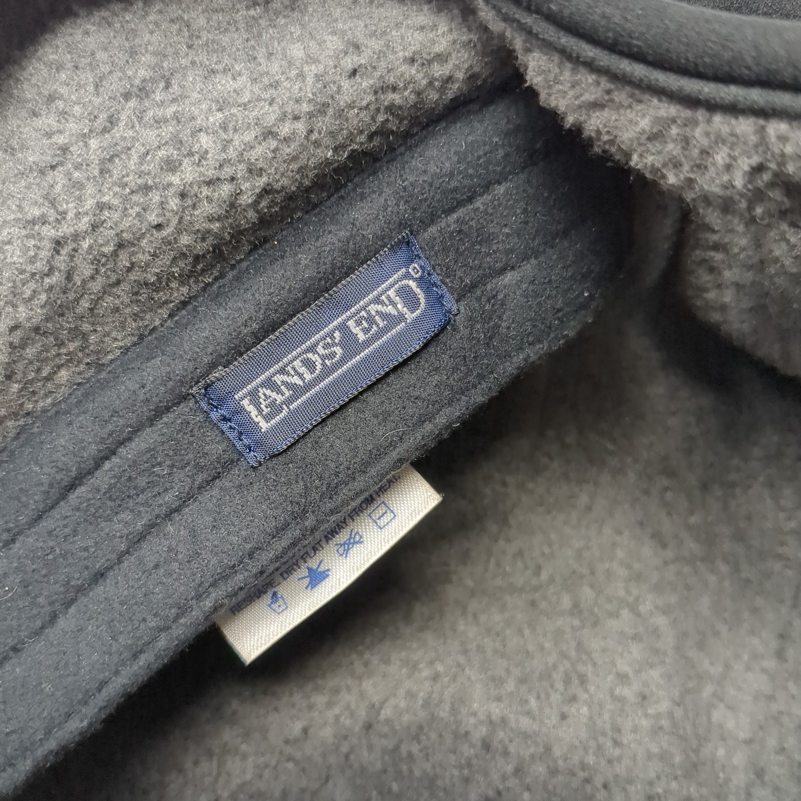 Lands' End Slideback 5 Panel Hat Solid Black One … - image 9