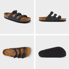 Women's Birkenstock Florida Sandals Black - FREE SHIPPING