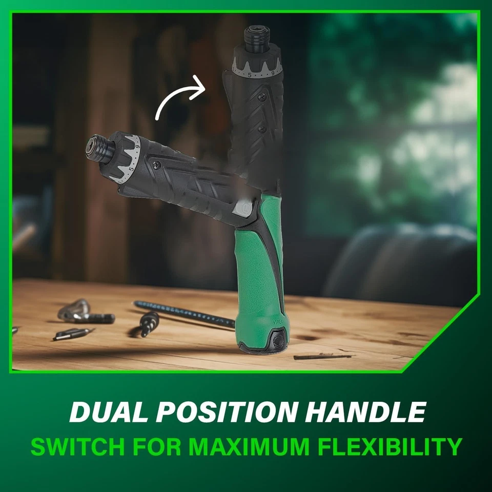 3.6V Lithium Ion Cordless Screwdriver Kit, Compact and Lightweight Power - Image 3 of 4