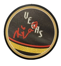 Kaedan Korczak Signed Autographed Vegas Golden Knights Reverse Retro Logo Puck