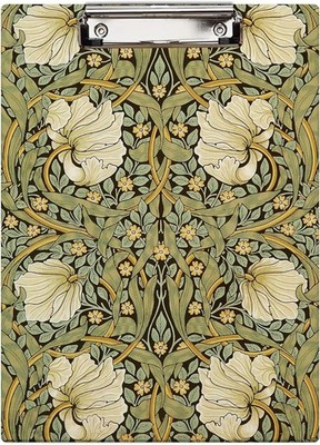Britimes Clipboard Decorative Office School Hardboard Wood Vintage Flowers 