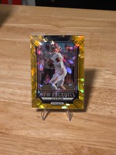 2025 Panini Prizm Draft Picks - New Recruits Jalen Milroe #7 Gold Ice Prizm (RC)