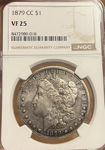 1879-CC NGC VF 25 PQ Morgan Silver Dollar