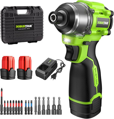 16.8V Max Brushless Impact Driver Kit, 1416 In-Lbs Torque, 1/4'' Hex Cordless Imp