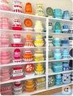 Miniature Pyrex inspired dishes with patterns from the 50's & 60's~dollhouse