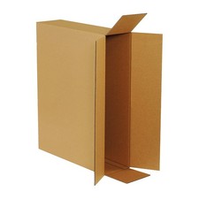 Large Side Loading Shipping Boxes 10-Pack - Corrugated Cardboard for Moving