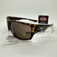 NEW Harley-Davidson Riding Sunglasses Brown Olive Green HD645 52E 63mm AUTHENTIC