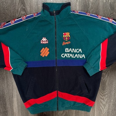 Player Issue Kappa Barcelona 1995/1996 Trainingsjacke Herren Extra Large XL