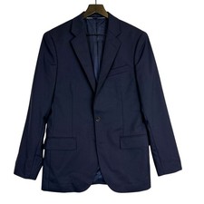 J.Crew Mens Ludlow Lora Piana Wool Slim Fit Suit Jacket Navy Blue - 38 38R