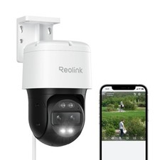 PTZ Security Camera System 4K, IP PoE 360 Camera with Dual-Lens, Auto 6X Hybr...