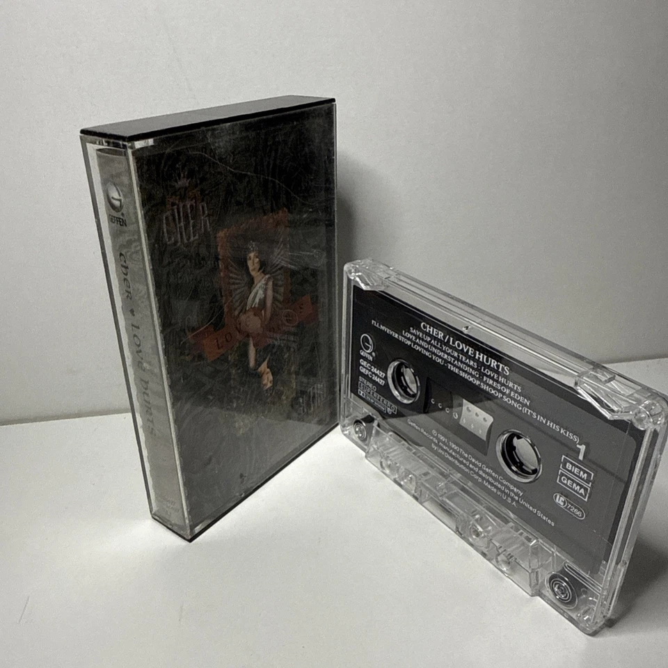 CHER LOVE HURTS CASSETTE TAPE ALBUM - Image 3 of 4
