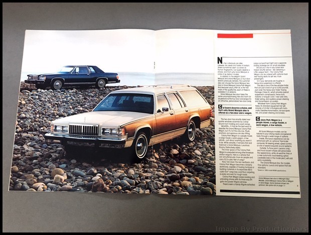 1985 Mercury Grand Marquis Original Sales Brochure Catalog | eBay