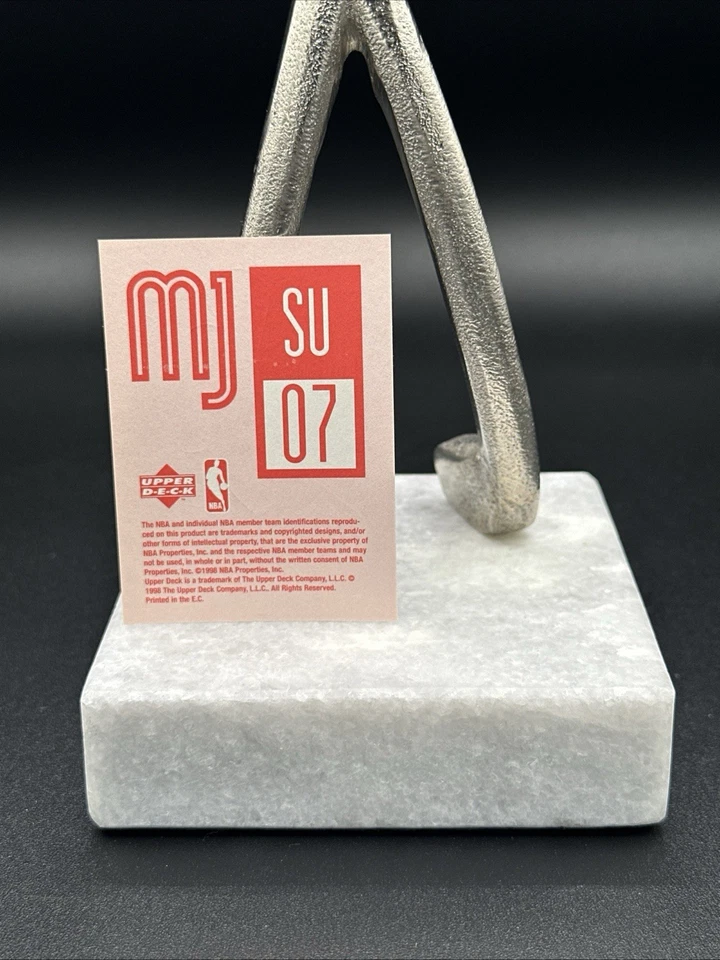 1998 Upper Deck Michael Jordan Sticker 89-91 SU07 Chicago Bulls NBA HOF GOAT 🐐 - Image 2 of 3