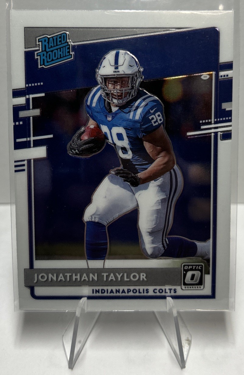 Jonathan Taylor 2020 Donruss Optic Rated Rookie CARD#167 Colts RC Nice!