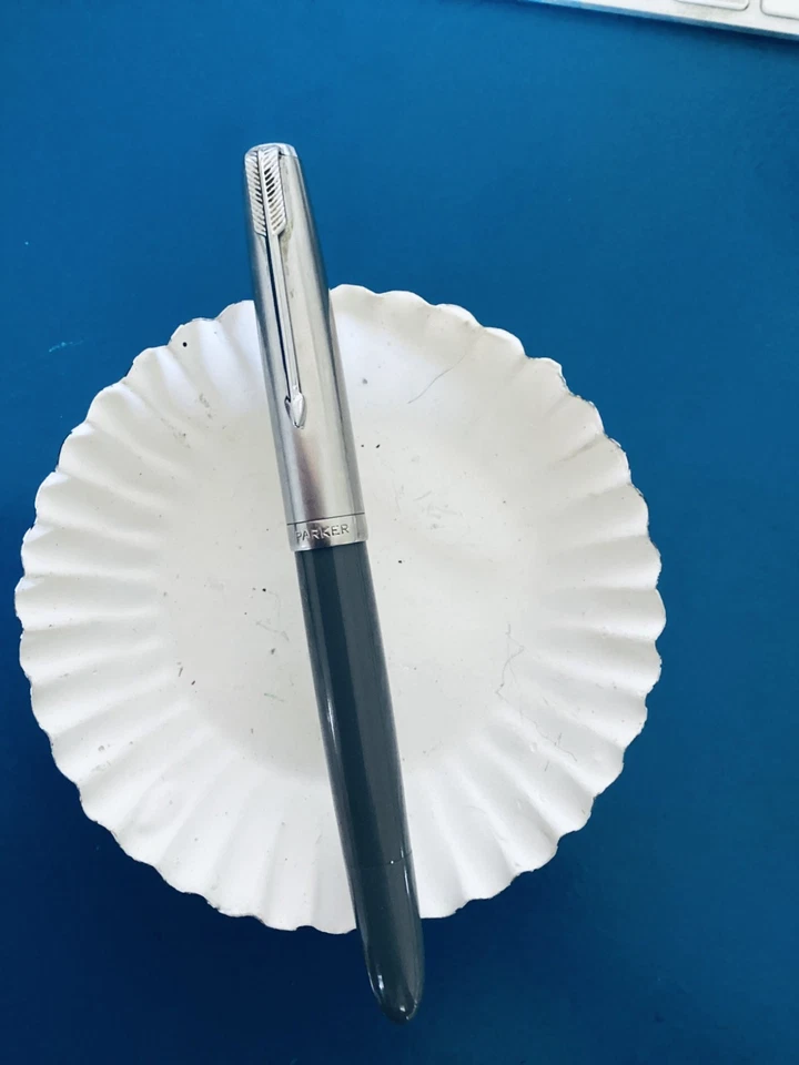 Modelo Parker 51 vintage de 1941-48 gris marino vacío Foto 2 de 4