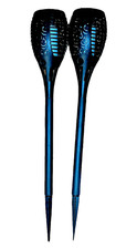 Solar Powered Garden Lights 33 LED Flickering Blue Light Tiki Torch Waterproof