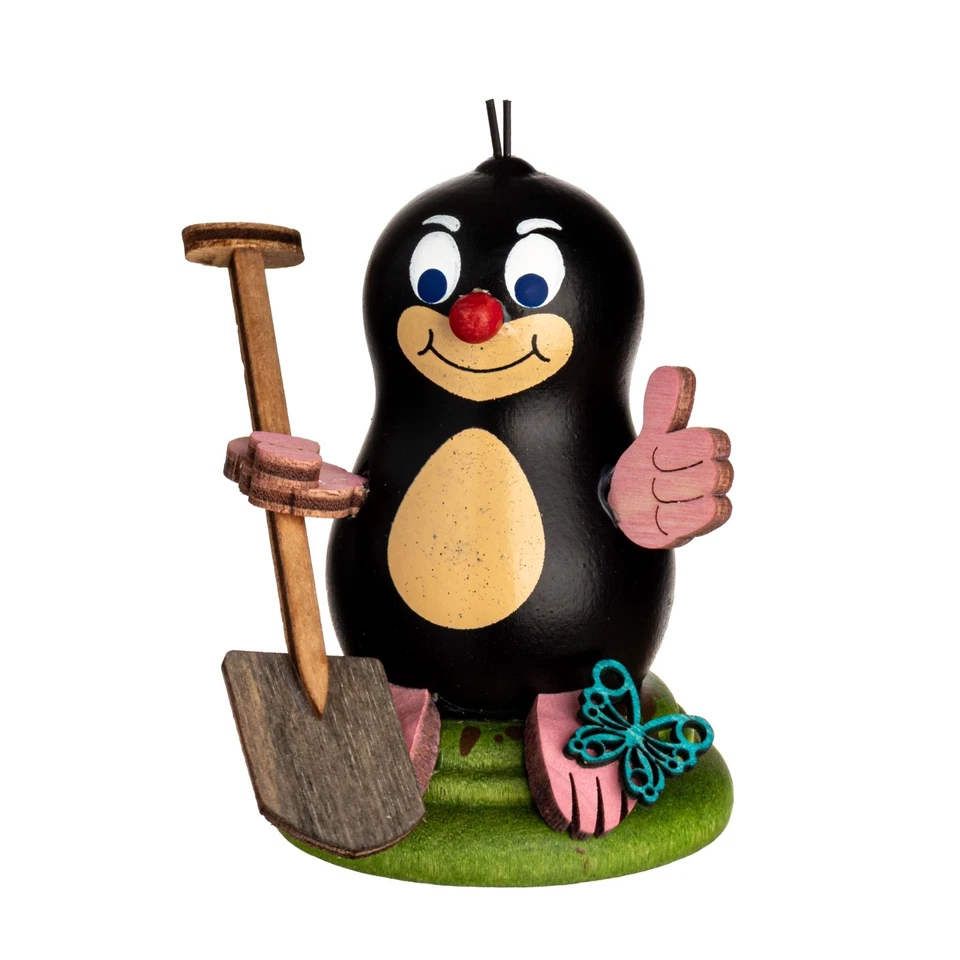 MAULWURF - HOLZ SAMMELFIGUR NEUHEIT 2025 - DRECHSLEREI KUHNERT ERZGEBIRGE FIGUR - Bild 1 von 1