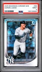 146128864 Aaron Judge 2025 Bowman Chrome Mega Box #99 Mojo Refractor PSA 9