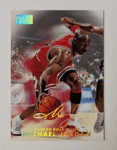 1998-99 SkyBox Premium Michael Jordan Card #23 Signature Chicago Bulls NBA Card