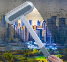 Mesh Screen Cleaner 4 in1, Wet and Dry Dual-Use Window Screen Cleaning Brush,...