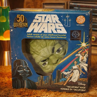 Rubies Costumes YODA  Vacuform  Mask Adult Star Wars Collectible Numbered *Open