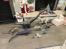 Jurassic World Jurassic Park Huge Dinosaur Figure Lot of 8 Mattel Toys