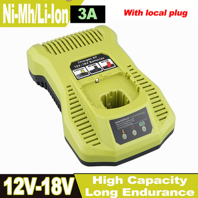 Schnellladegerät P117 für RYOBI One+ Plus P104 P107 P108 12V-18V AKKU Ladegerät