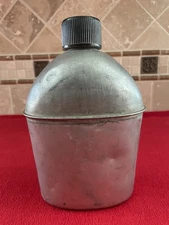 WWII WW2 US Military Steel Canteen Dated 1943 Vollrath