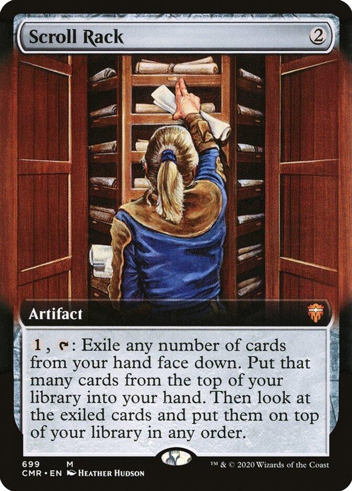 Scroll Rack (Extended Art) - 699 - NM - Commander Legends