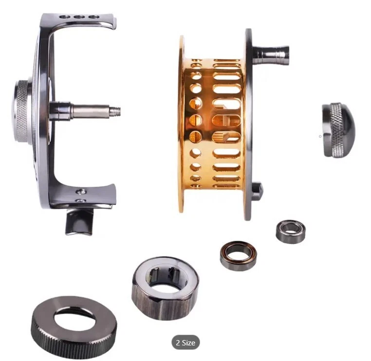 Lightweight Aluminum Fly Fishing Reel - 5/6 - Image 3 of 3