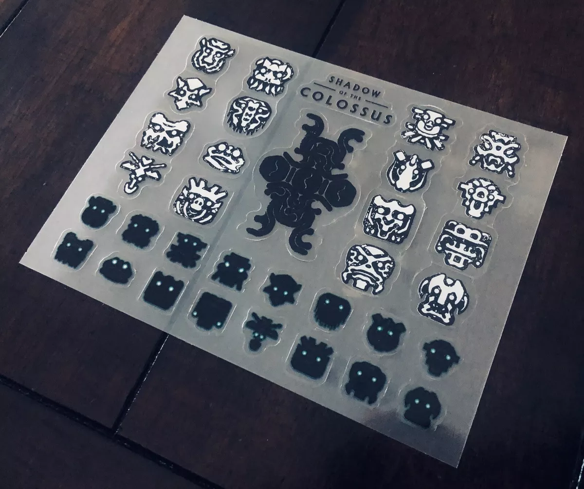 Shadow of The Colossus Special Limited Edition Sticker Set (NO GAME!) PS4