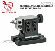 Adjustable Tail Stock Suitable For Rotary Table 6" Premium Quality USA ACTOOLS