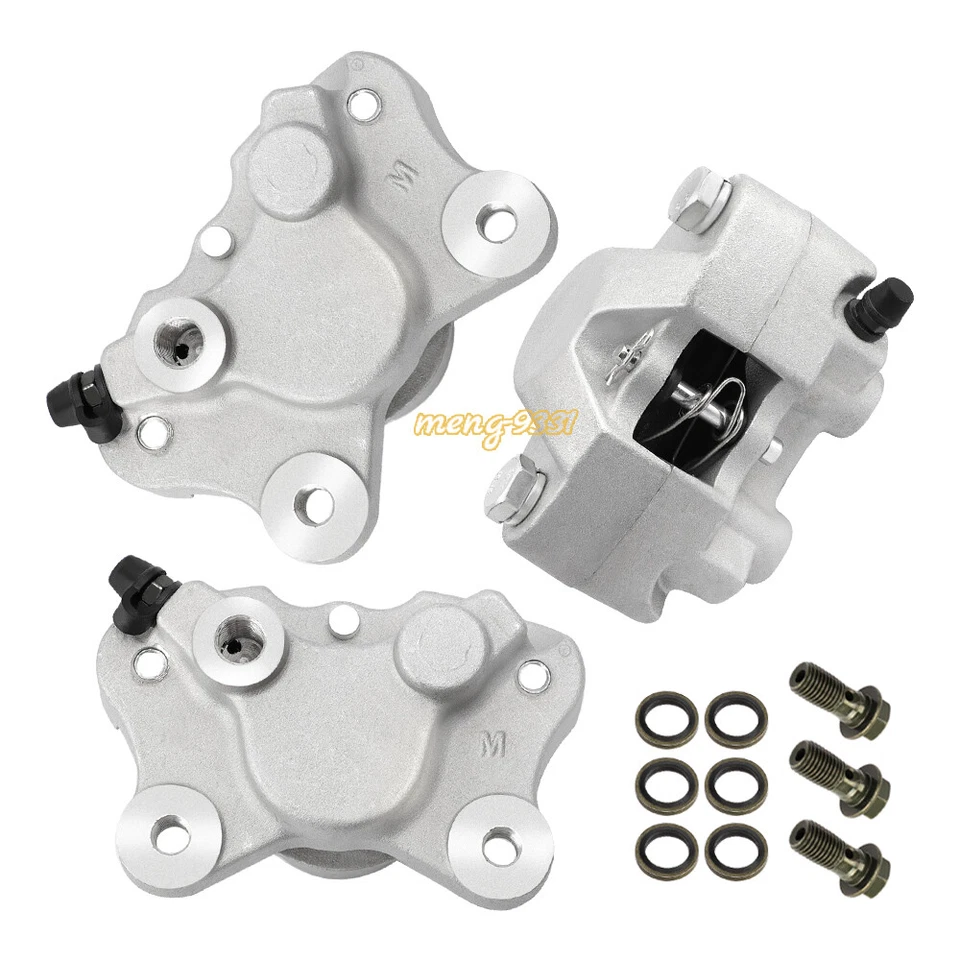 Pinzas de freno delanteras y traseras para Arctic Cat 250 300 375 400 454 500 2x4 4X4 con pastillas Foto 3 de 4