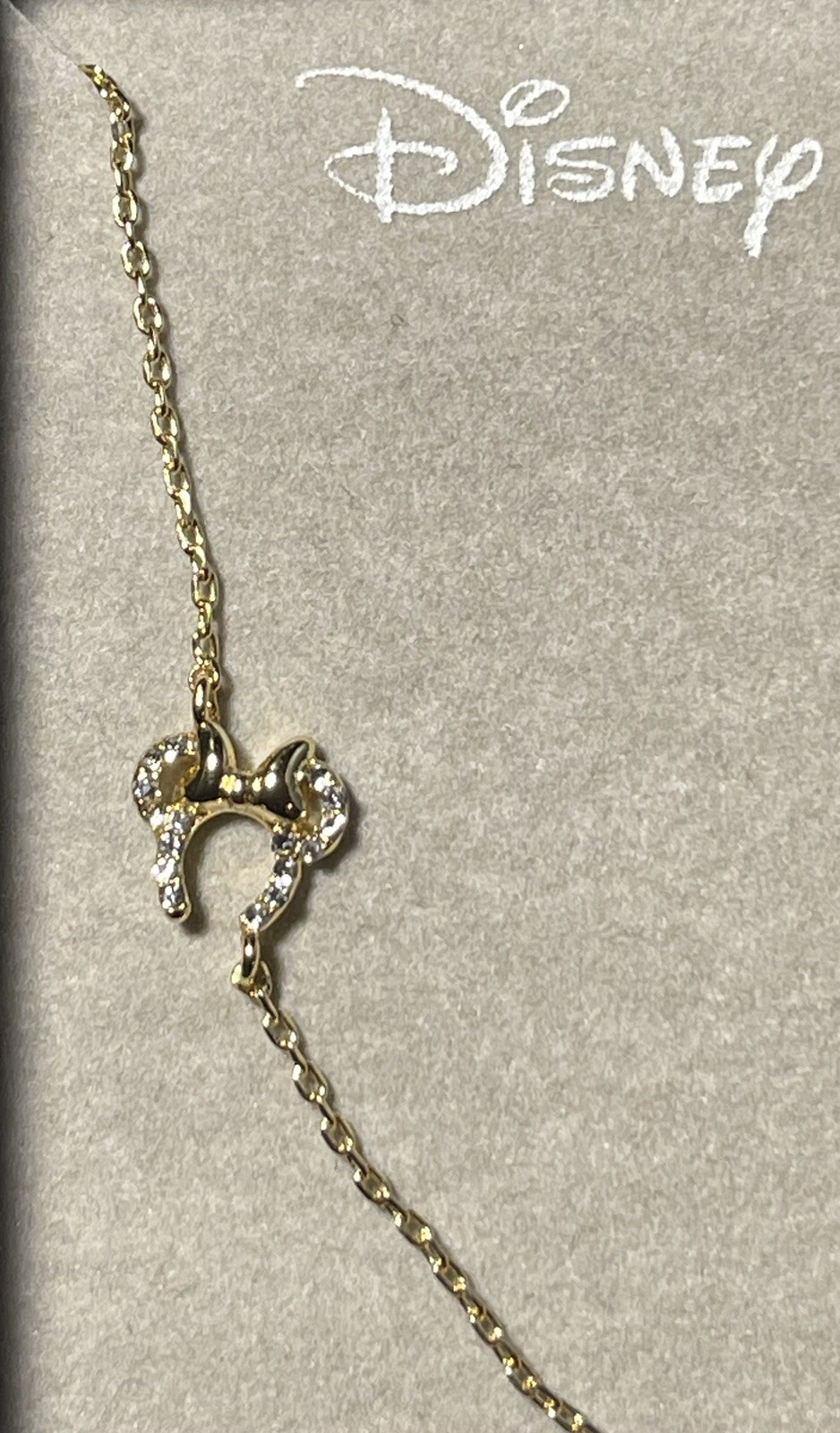 Disney X Baublebar Minnie Mouse Bow Ears, Gold, Crystals eBay