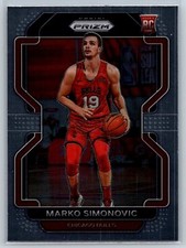 2021-22 Panini Prizm Marko Simonovic Rookie Chicago Bulls RC #11