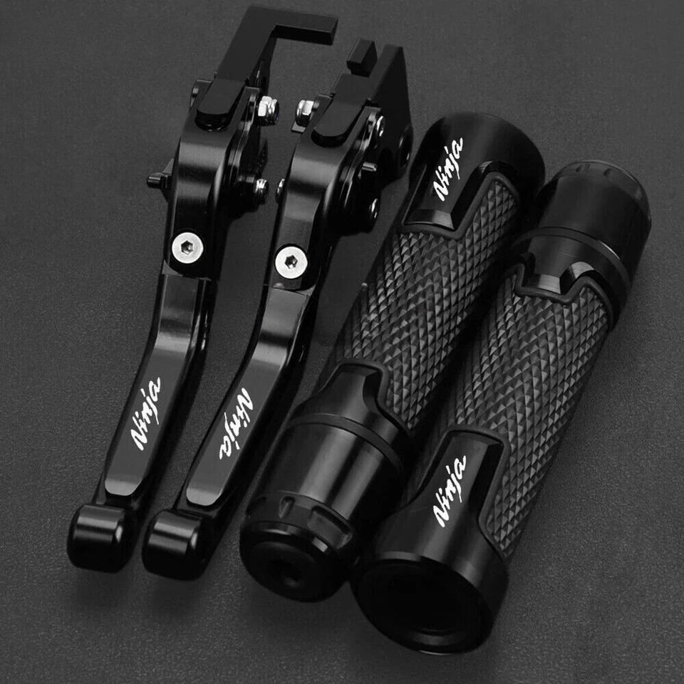 2-PCS Brake Clutch Levers Handlebar Grip For KAWASAKI NINJA 650 ZX6R ZX10R ZX14R Foto 3 de 4