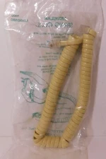1 New Old Stock (Bell Telephone) YELLOW Handset Cord 6' Feet long Fully Modular