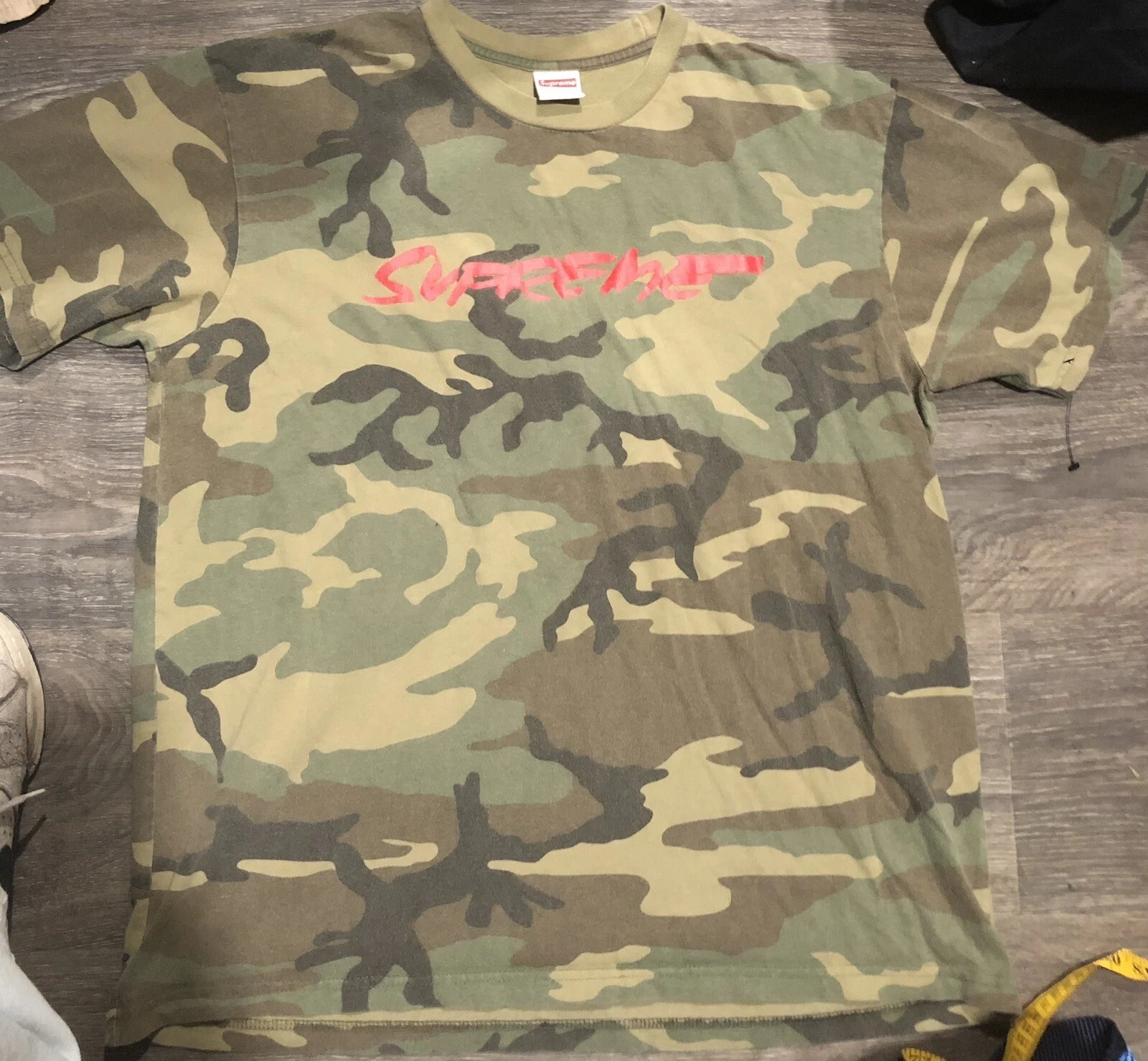 T shirt Supreme Futura Logo Camo Justice For All FW20 Large