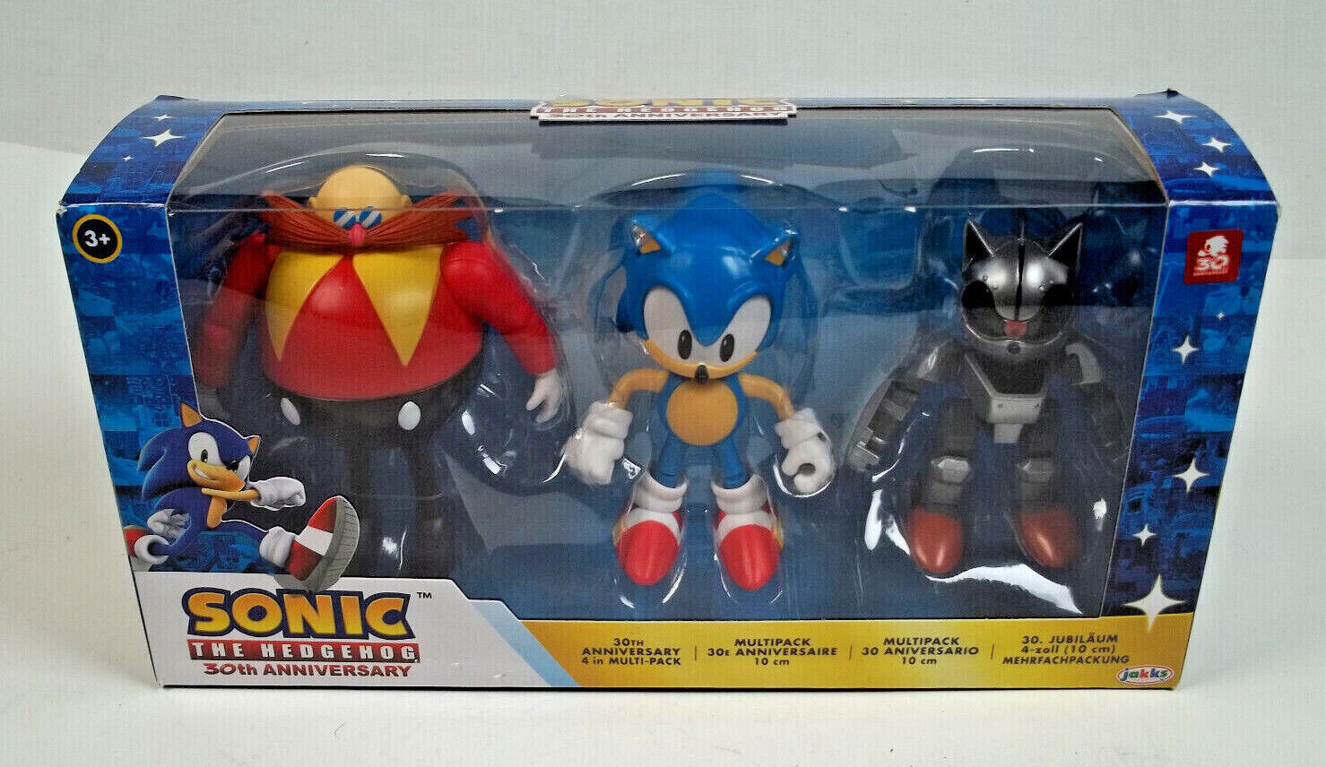 Bonecos Sonic Originais Importado Kit 3 Mecha Eggman 30 Anos