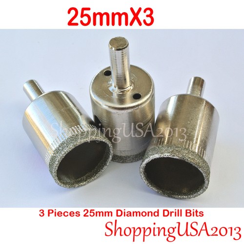 3mm-60mm All Size 3 Pieces Diamond Drill Bits Hole Saw Cutter Tools Sets - Picture 48 of 93