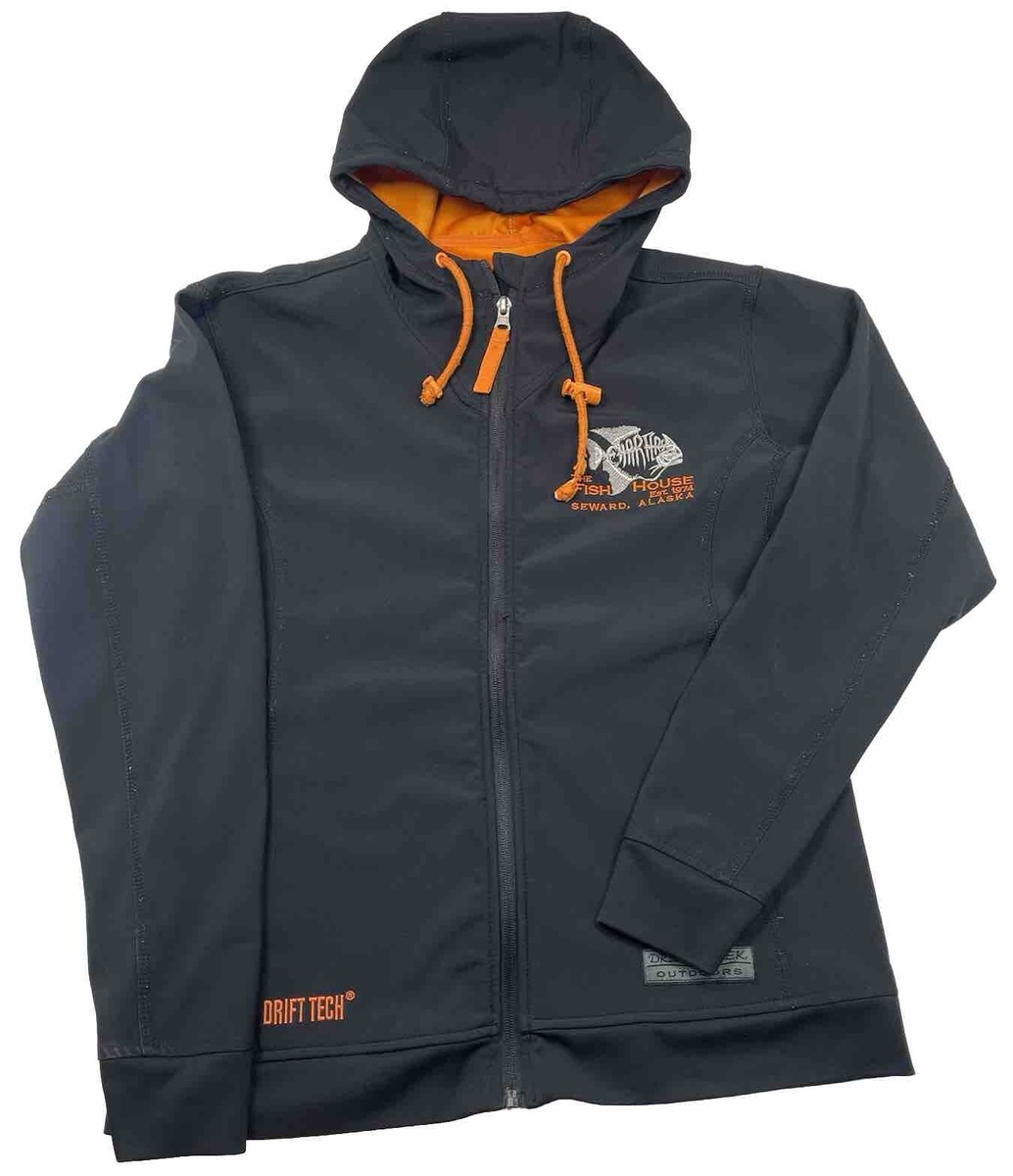 Drift Creek Outdoors The Fish House Seward,Alaska Zip Jacket Size